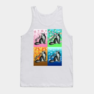 A black cat for all seasons Tank Top